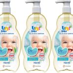 Uni Baby 3x700 ml Klasik Pompalı Bebek Saç ve Vücut Şampuanı