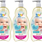 Uni Baby 3x900 ml Klasik Pompalı Bebek Saç ve Vücut Şampuanı