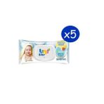 Uni Baby 5 Paket Aktif Sensitive Islak Mendil 24+ Ay ( 1 Paket = 90 Yaprak | 5 Paket = 450 Yaprak)