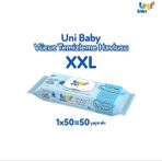 Uni Baby 8 Adet Vücut Temizleme Mendili 50 Yaprak Xxl