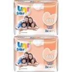 Uni Baby Aile 52x6 Paket 312 Yaprak Islak Havlu Mendil