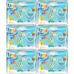 Uni Baby Aktif Oyna Öğren 52 Yaprak 18'li Set 936 Yaprak 6PKx3 Islak Havlu