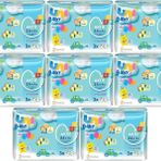 Uni Baby Aktif Oyna Öğren 52 Yaprak 24'lü Set 1248 Yaprak 8PKx3 Islak Havlu