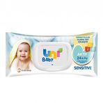 Uni Baby Aktif Sensitive 24+ Ay 52 Adet Bebek Islak Mendil