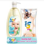Uni Baby Bebek 900 ml Şampuanı + 52'li Islak Mendil