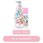 Uni Baby Bebek Kolay Tarama Saç ve Vücut Şampuanı 700ML + Kolay Saç Tarama Spreyi 200ML (Karma Set)