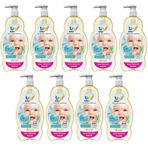 Uni Baby Bebek Saç ve Vücut Şampuanı 900ml, 9'lu Set, Pompalı