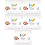Uni Baby Bebekler İçin Emniyetli 60x5 Adet Kulak Temizleme Çubuğu