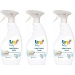Uni Baby Beyaz Leke Çıkarıcı Sprey 500 ml (3 Adet) Renk Koruma Özelliği ile Güçlü Temizlik - 1,5 lt