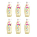Uni Baby Boyasız Pompalı 6x900 ml Bebek Şampuanı