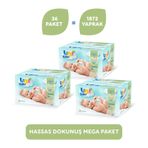 Uni Baby Hassas Dokunuş 36x52'li Islak Mendil