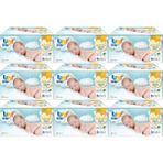 Uni Baby Hassas Yeni Doğan 40x27 Yaprak Narin Ciltler İçin Islak Havlu