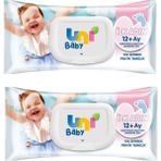 Uni Baby İlk Adım 12+ Ay 2x52 Adet Islak Mendil