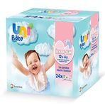 Uni Baby İlk Adım Islak Mendil Beyaz 24x52 1248 Yaprak