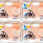 Uni Baby Islak Havlu Mendil Aile 52 Yaprak (12 Li Set) 624 Yaprak (4Pk*3)