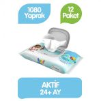 Uni Baby Kapaklı 90'lı 9 Paket 810 Yaprak Islak Havlu