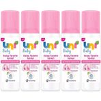 Uni Baby Kolay Saç Tarama Spreyi, 200ml, Zor Taranan Saçlara Özel, 5'li Set