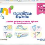 Uni Baby Oyna Öğren 52x3'lü 156 Yaprak Islak Havlu