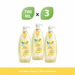 Uni Baby Papatya Özlü 3x700 ml Saç ve Vücut Şampuanı