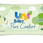 Uni Baby Pure Comfort Bebek Losyonlu ve Salatalık Özlü 24x90 2160 Yaprak Islak Mendil