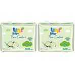 Uni Baby Pure Comfort Bebek Losyonlu ve Salatalık Özlü 3x52, Islak Mendil 2li paket