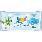 Uni Baby Pure Comfort Organik Aloe Vera Özlü 90x12 1080 Yaprak Islak Mendil