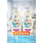 Uni Baby Saç ve Vücut Şampuanı, 900 ml, 2'li Avantaj Seti