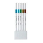 Uni-Ball Akrilik Uçlu Keçeli Kalem Emott 0.4 Mm Fine 5 Renk Ada PEM-SY/5C.04