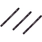 Uni-Ball Pin Fine Line Akrilik Uçlu Teknik Çizim Kalemi 0.05 mm Siyah 3'lü