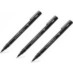 Uni-Ball Pin Teknik Çizim Kalemi 0.6 mm Siyah 3'lü