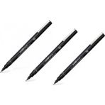 Uni-Ball Pin Teknik Çizim Kalemi 0.8 mm Siyah 3'lü