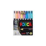 uni-ball posca 0.7mm su bazlı poster markör kalem soft 8 renk - Yok
