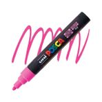 uni-ball posca 1.8-2.5 su bazlı poster boyama kalemi markörü fosforlu pembe n pc-5m (6 lı paket) - Yok