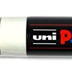 Uni-Ball Posca Geniş Konik İpucu PC 7 m 4.5 ile 181.301 Marker Kalem - 5.5 mm Beyaz