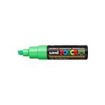 Uni-Ball Posca Su Bazlı Boyama Kalemi 8.0 Poster Markörü 8.0 Mm Fosforlu Yeşil pc-8k (6 Lı Paket)
