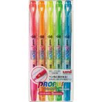 Uni-Ball PUS-102T Propus Window Karışık Renk 5'li Fosforlu Kalem