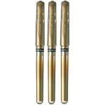 Uni-Ball Signo Broad 1.0 mm Jel Kalem Altın 3'lü