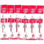 Uni-Ball Signo ekstra ince Point Gel Pen dolgu, Red Ink, 0.38 mm, Set of 6 (Japonya'da ithal) [Komainu-DOU orijinal paket] by Uni-Ball