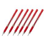 Uni-Ball Signo UM-153 Jel Mürekkep Roller Kalem, 1,0 mm, Geniş Noktalı, Kırmızı Mürekkep, 6'lı Paket