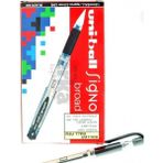 uni-ball singo broad um-153 1.00mm ımza kalemi siyah 12li paket