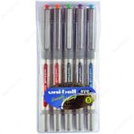 Uni-Ball UB-157 Eye 0.7 mm Karışık Renkli 5'li Paket Roller Kalem