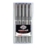 Uni-Ball UB -157 Mavi 0.7 mm 5'li Roller Kalem