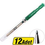 Uni-ball Um-153 Signo Broad İmza Kalemi 1.0 mm Yeşil 12 Adet - 12 Al 10 Öde