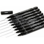 Uni-Ball Uni Ball Pin 0,03 Teknik Çizim Kalemi Siyah (3 Adet)