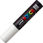 Uni-Ball Uni Posca Beyaz Akrilik Markör Kalem PC17K 15 mm Serisi Jumbo Boy