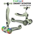 Uni Care Smart Oturaklı Çocuk Scooter 3 Tekerlekli Yeşil Renk 1-5 Yaş İçin Işıklı ve Ayarlanabilir