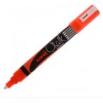 Uni Chalk Wet Wipe Fluo Orange 1.8-2.5 mm Marker