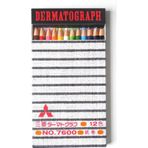 Uni Dermatograph 12'li Set Oil Based Pencil