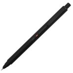 Uni Kuru Toga Metal Mekanik Kalem, Otomatik Kurşun Döndürme, 0,5 mm İnce Nokta, Tamamen Metal Gövde, Nocturne Siyah, M5KH1P.24