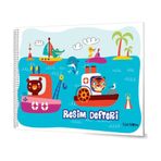 Uni Note Resim Defteri Spiralli Karton Kapak 15 Yaprak 24X34Cm 33000 (12 Li Paket)
